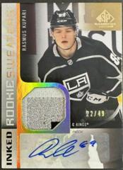 Rasmus Kupari [Inked Patch Autograph] #RS-RK Hockey Cards 2021 SP Game Used Rookie Sweaters Prices