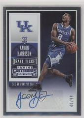 Aaron Harrison [Autograph Draft Ticket] #163 Basketball Cards 2015 Panini Contenders Draft Picks Prices