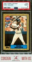 Tony Walker #24 Baseball Cards 1987 Topps Tiffany Prices