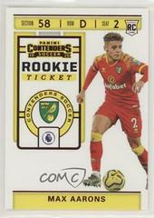 Max Aarons [Red] #RT-26 Soccer Cards 2019 Panini Chronicles Contenders Rookie Ticket Prices