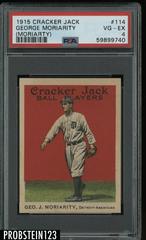 George Moriarity [Moriarty] #114 Baseball Cards 1915 Cracker Jack Prices
