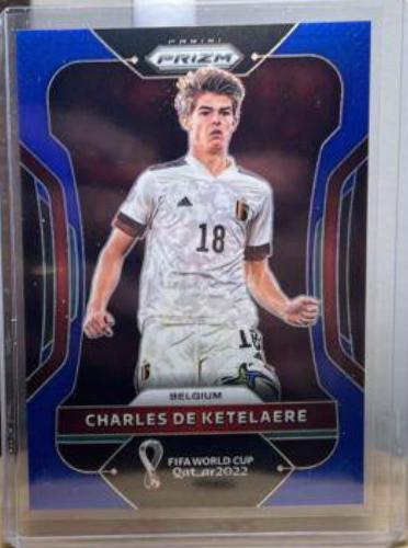 Charles De Ketelaere [Blue] #15 Prices | 2022 Panini Prizm World Cup ...