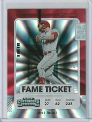 Mike Trout [Fame] #56 Baseball Cards 2021 Panini Contenders Prices
