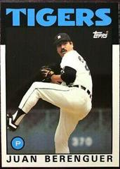 Juan Berenguer Baseball Cards 1986 Topps Tiffany Prices