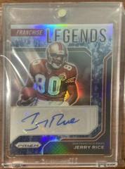 Jerry Rice [Navy Camo Prizm] Football Cards 2021 Panini Prizm Franchise Legends Signatures Prices
