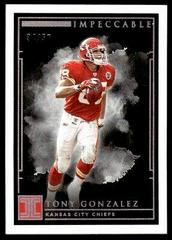 Tony Gonzalez [Silver] Football Cards 2019 Panini Impeccable Prices