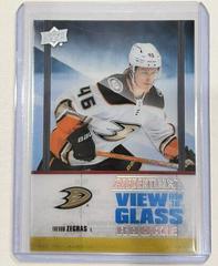 Trevor Zegras #VG-14 Hockey Cards 2021 Upper Deck Credentials View from the Glass Prices