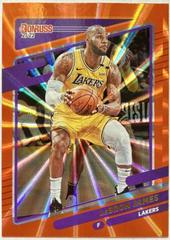LeBron James [Orange Laser] #12 Basketball Cards 2021 Panini Donruss Prices