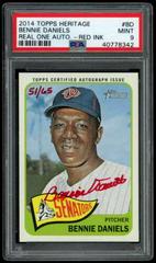 Bennie Daniels [Red Ink] #BD Baseball Cards 2014 Topps Heritage Real One Autographs Prices