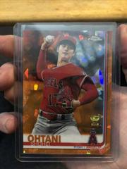 Shohei Ohtani [Orange Refractor] #600 Baseball Cards 2019 Topps Chrome Sapphire Prices