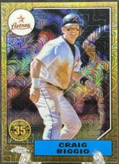 Craig Biggio [Gold] #T87C-17 Baseball Cards 2022 Topps Update 1987 Chrome Prices