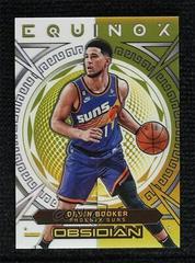 Devin Booker [Yellow Flood] #31 Basketball Cards 2022 Panini Obsidian Equinox Prices