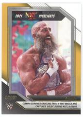 Ciampa [Gold] Wrestling Cards 2022 Panini NXT WWE 2021 Highlights Prices