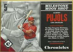 Albert Pujols #75 Baseball Cards 2017 Panini Chronicles Prices