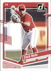Zach Neto Baseball Cards 2023 Panini Donruss Prices
