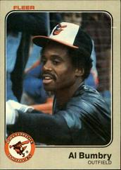 Al Bumbry #54 Baseball Cards 1983 Fleer Prices