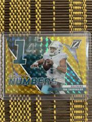 Tua Tagovailoa [Gold] #BN-TT Football Cards 2022 Panini Zenith Behind the Numbers Prices