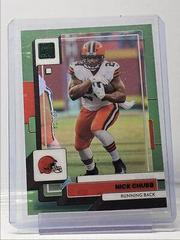Nick Chubb [Green] #13 Football Cards 2022 Panini Clearly Donruss Prices