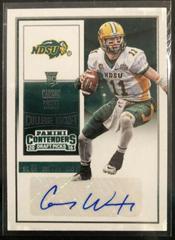 Carson Wentz [White Jersey Autograph] #127 Football Cards 2016 Panini Contenders Draft Picks Prices