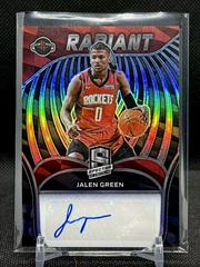 Jalen Green Basketball Cards 2021 Panini Spectra Radiant Signatures Prices
