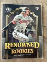 Gunnar Henderson #RR-1 Baseball Cards 2023 Bowman Platinum Renowned Rookies Prices