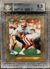 Steve Young [Foil] #246 Football Cards 1992 Bowman Prices