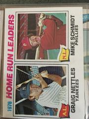 Home Run Leaders [G. Nettles, M. Schmidt] Baseball Cards 1977 Topps Prices