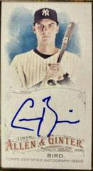 Greg Bird Baseball Cards 2016 Topps Allen & Ginter Framed Mini Autographs Prices