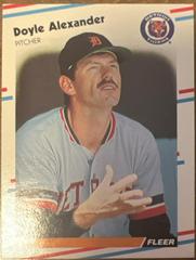 Doyle Alexander #51 Baseball Cards 1988 Fleer Glossy Prices
