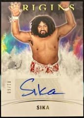 Sika [Gold] Wrestling Cards 2022 Panini Chronicles WWE Origins Autographs Prices