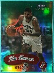 Tim Duncan #143 Basketball Cards 1999 Fleer Mystique Prices