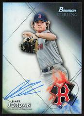 Blaze Jordan [Red Refractor] Baseball Cards 2021 Bowman Sterling Prospect Autographs Prices