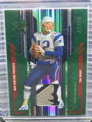 Tom Brady [Materials Emerald] #57 Football Cards 2005 Leaf Rookies & Stars Longevity Prices