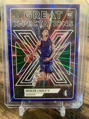 Dereck Lively II [Blue Green] #20 Basketball Cards 2023 Panini Donruss Great X Pectations Prices