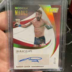Randy Costa [Gold] Ufc Cards 2021 Panini Immaculate UFC Modern Marks Autograph Prices