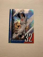 Sandy Koufax Baseball Cards 2020 Topps Chrome Update Numbers Game Prices