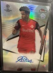Karim Adeyemi [Red Wave Refractor] Soccer Cards 2020 Topps Finest UEFA Champions League Autographs Prices