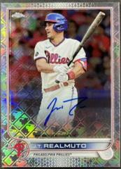 J. T. Realmuto #CA-JR Baseball Cards 2022 Topps Chrome Logofractor Autographs Prices