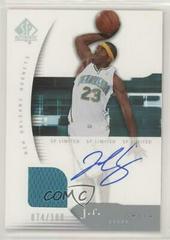 J.R. Smith Limited Warm Ups Auto. #56 Basketball Cards 2005 SP Authentic Prices