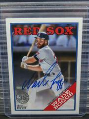 Wade Boggs #88BA-WB Baseball Cards 2023 Topps Silver Pack 1988 35th Anniversary Autographs Prices