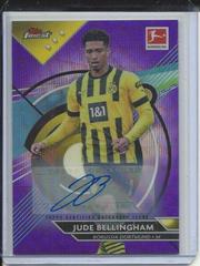 Jude Bellingham [Purple Wave] #BCA-JB Soccer Cards 2022 Topps Finest Bundesliga Autographs Prices