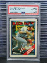 Wade Boggs #200 Baseball Cards 1988 Topps Tiffany Prices