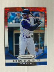 Ken Griffey Jr. [Red White & Blue Prizm Pulsar] Baseball Cards 2014 Panini Prizm Prices