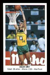 Oscar Smit #124 Basketball Cards 1987 J. Merchante Stickers Prices