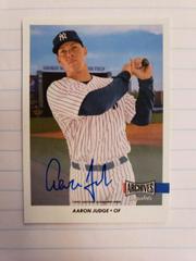 Aaron Judge [Autograph] #AS-AJ Baseball Cards 2017 Topps Archives Snapshots Prices