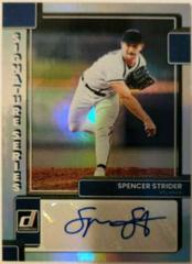 Spencer Strider #SS-SS Baseball Cards 2022 Panini Donruss Signature Series Prices