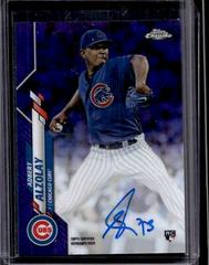 Adbert Alzolay [Purple Refractor] Baseball Cards 2020 Topps Chrome Rookie Autographs Prices