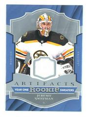 Jeremy Swayman #RS-JS Hockey Cards 2022 Upper Deck Artifacts Year One Rookie Sweaters Prices