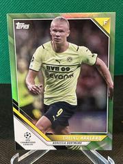 Erling Haaland #1 Soccer Cards 2021 Topps UEFA Champions League Jade Prices