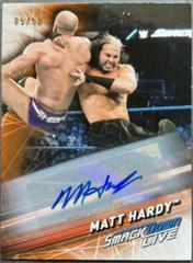 Matt Hardy [Orange] #A-MH Wrestling Cards 2019 Topps WWE SmackDown Live Autographs Prices